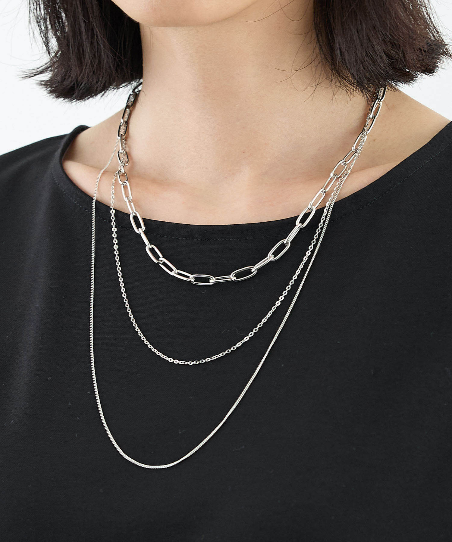 ３連ネックレスの商品画像