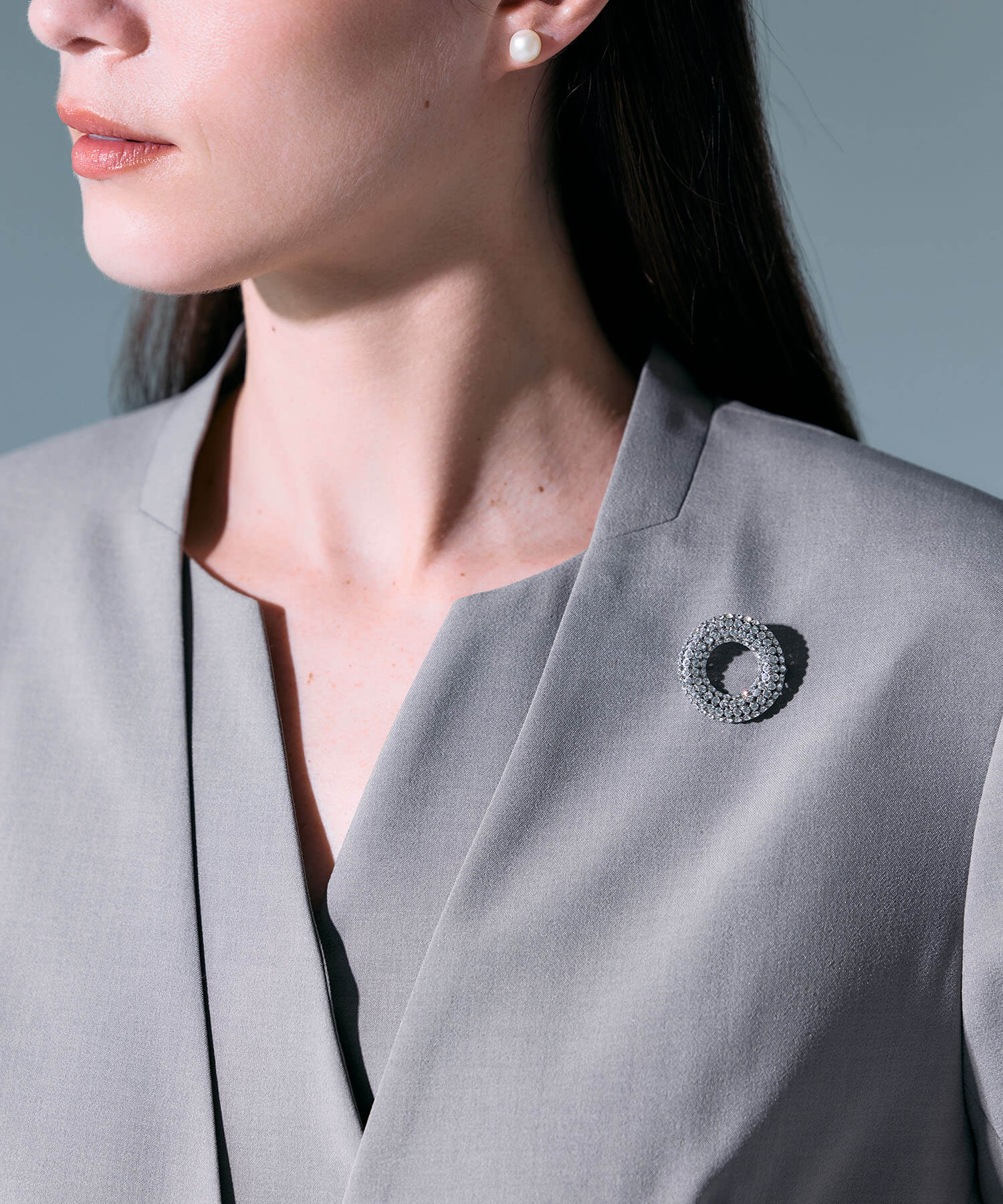 サークルビジューブローチの商品画像