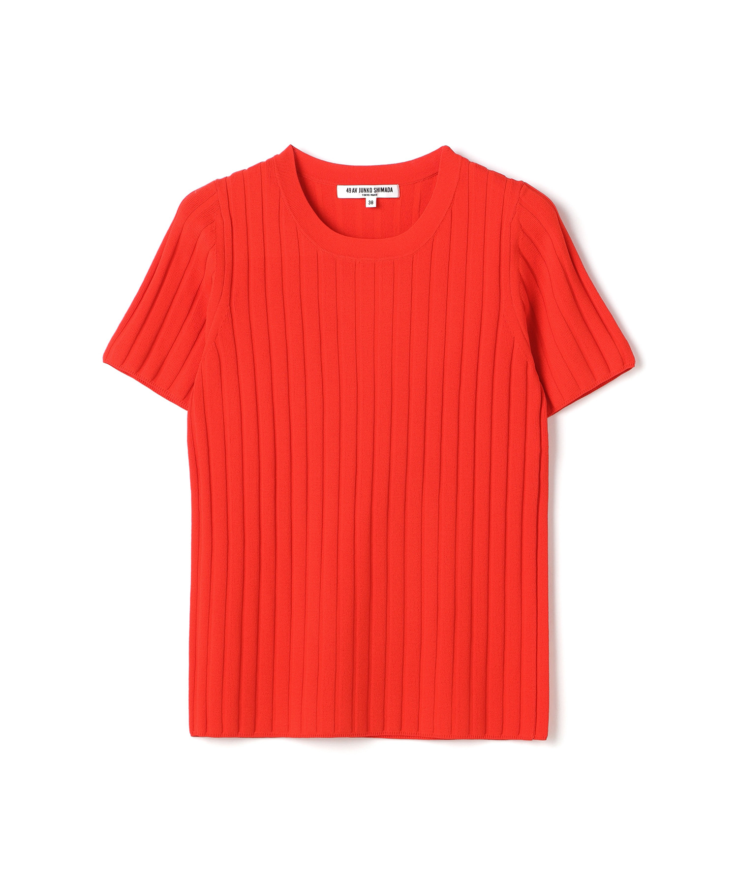 49AV JUNKO SHIMADA リブニット半袖プルオーバーの商品画像