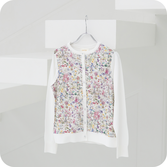 A/C DESIGN BY ALPHA CUBIC リバティカーディガンの画像