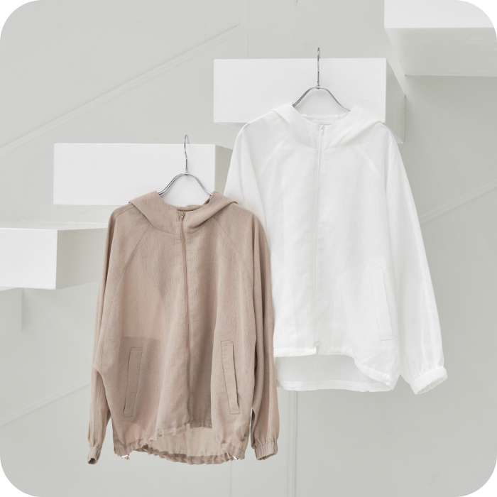 CROSS FUNCTION シアーZIPパーカーの画像