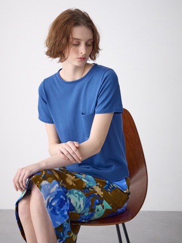 49AV JUNKO SHIMADA 【WEB限定】ポケット付き半袖ニット