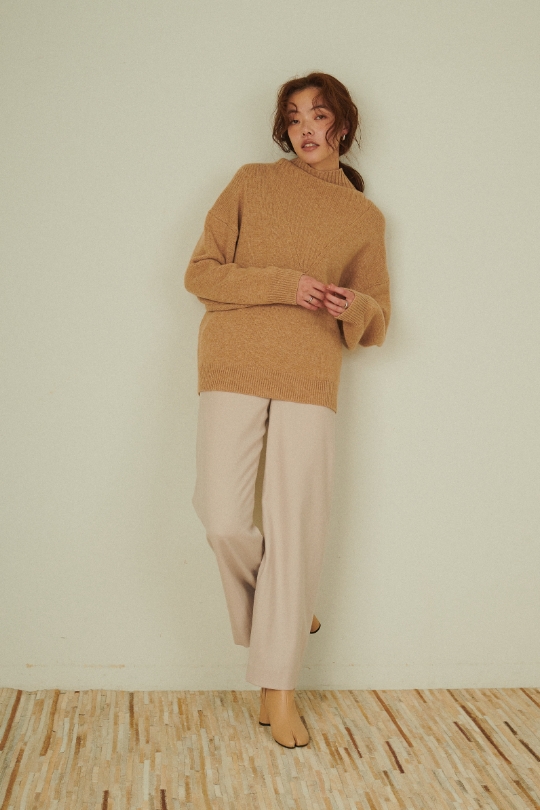 49AV JUNKO SHIMADA の秋ニットコーディネート08--1