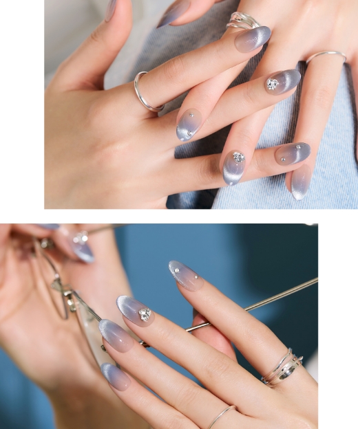 Shadow Blue ネイル