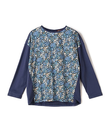 リバティプリント 切替プルオーバー Liberty Print Brocking Pullover