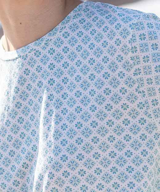 【ひやさら】【UVカット】総プリントTシャツの柄の画像