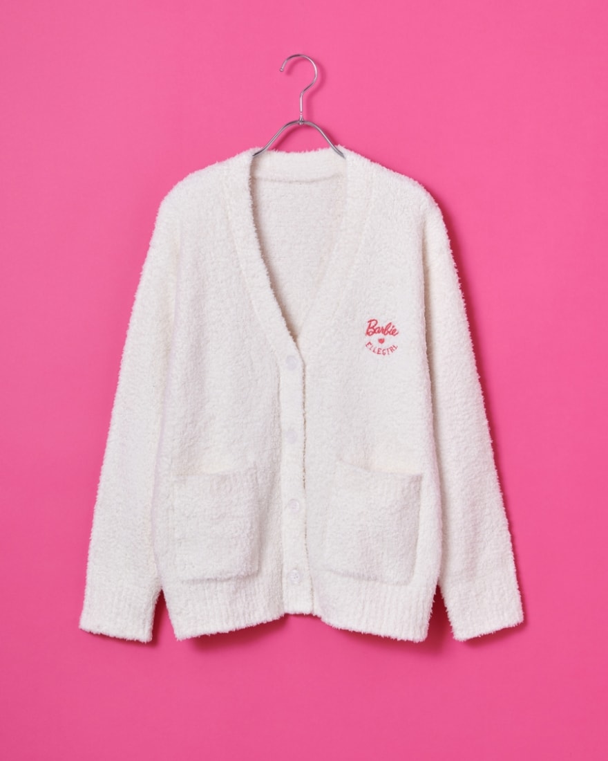 《Barbie×ELLEgirl》マシュマロタッチニットVﾈｯｸカーディガン