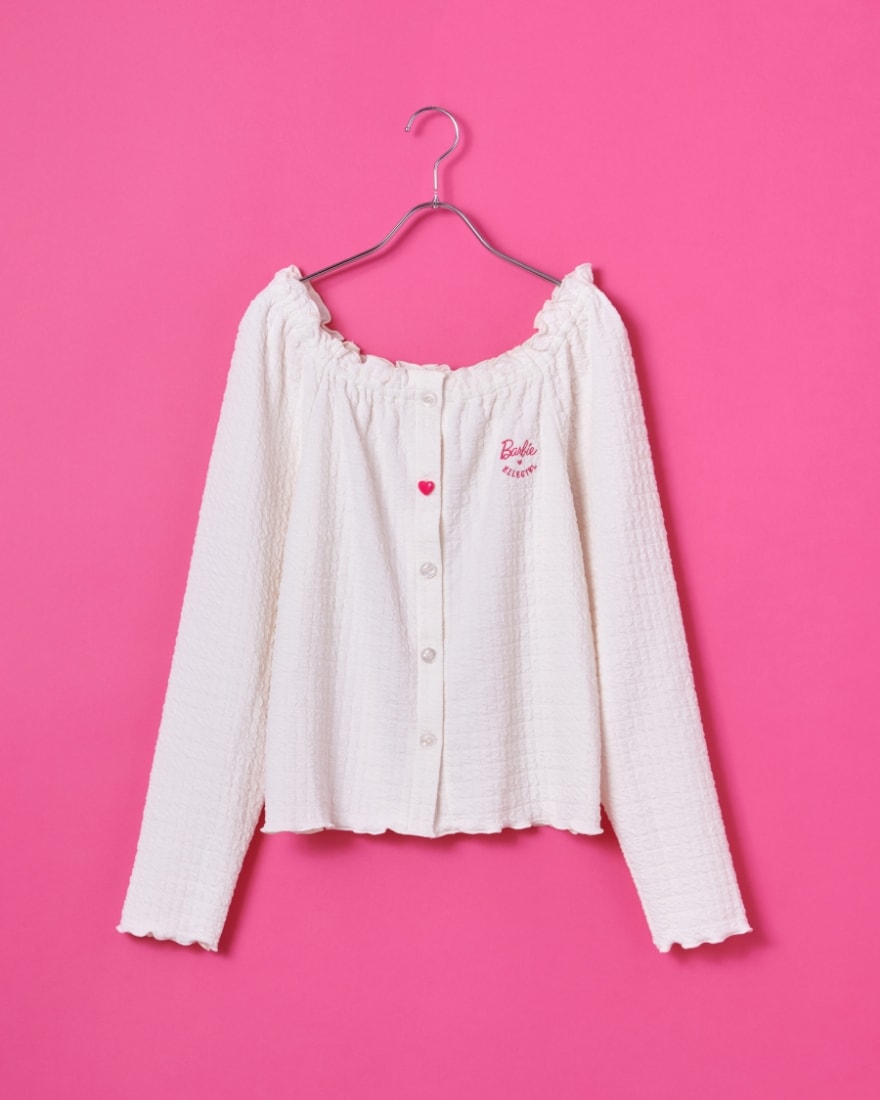 《Barbie×ELLEgirl》2way オフショルトップス