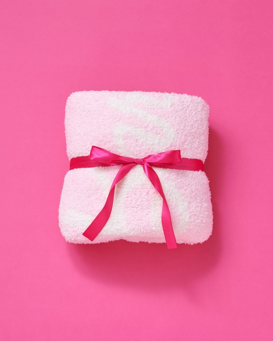 《Barbie×ELLEgirl》マシュマロタッチブランケット