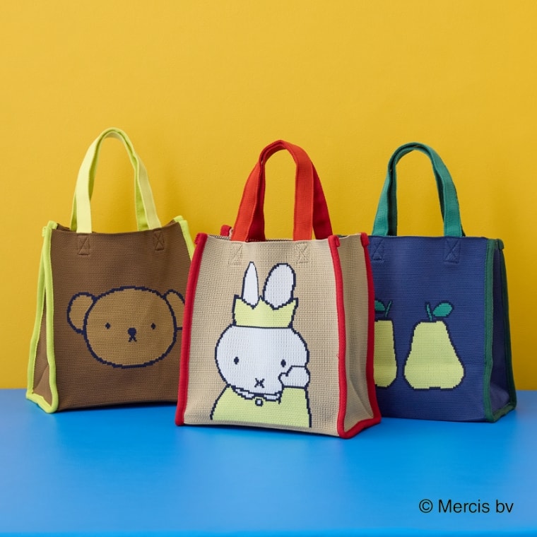 miffy ニットトートの写真
