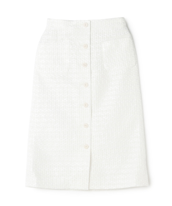 グログランジャカードスカートの写真