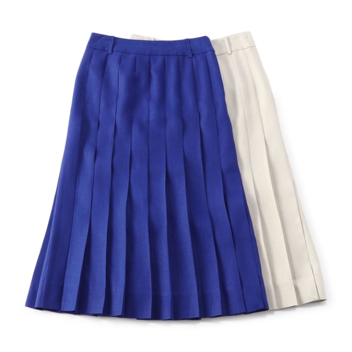 リネンツイルプリーツスカートの商品画像