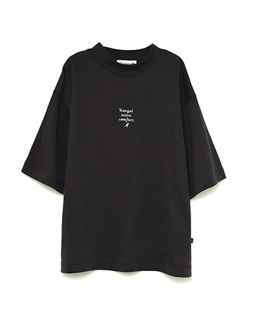KANGOL EX モックネックロゴTシャツ
