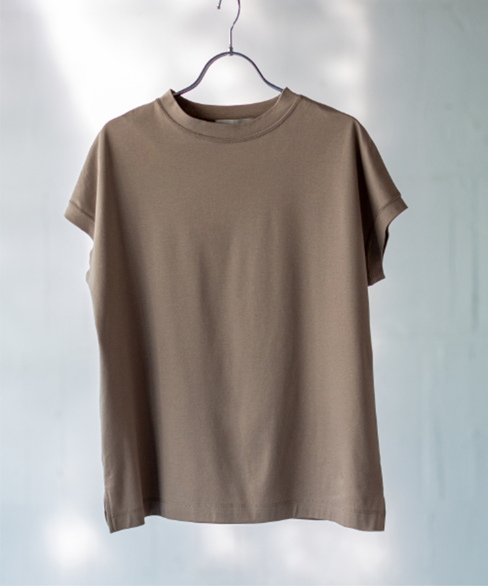 MOCK NECK T-SHIRT - item