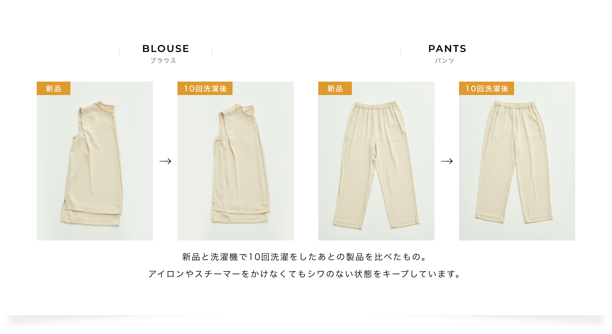 blouse&pants説明画像