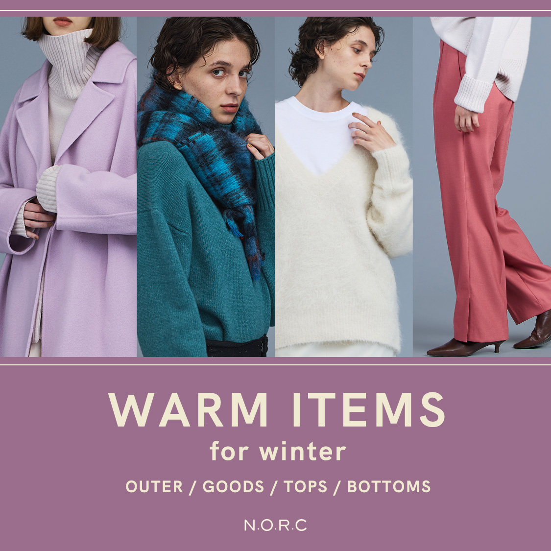 WARM ITEMS for winter
