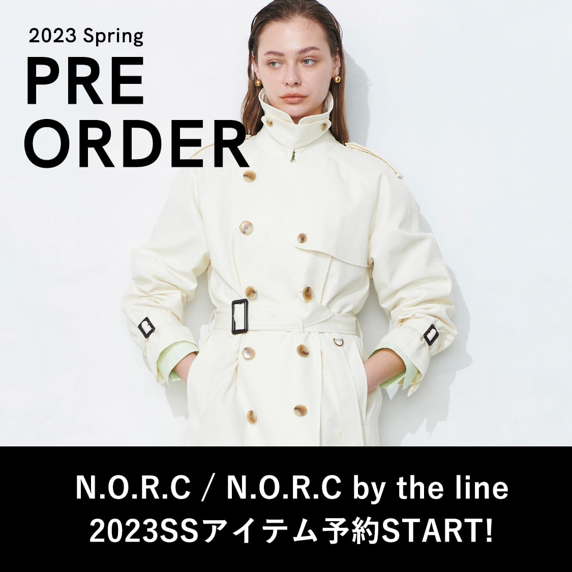 2023 Spring PREORDER 2023SSアイテム予約START!