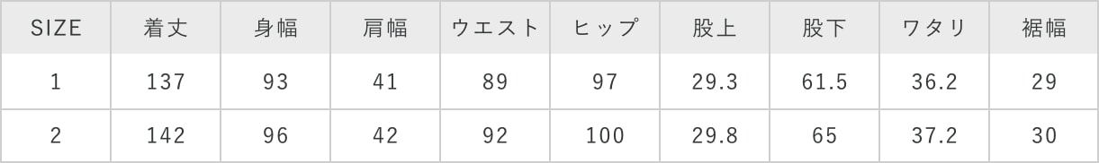 サイズガイドの説明画像