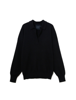 コットンカシミヤスキッパーニット
