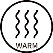 温感性を表す WARM のアイコン
