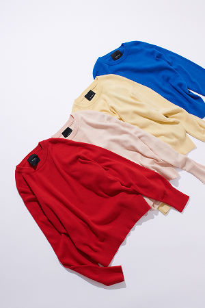 コットンカシミヤニットの着用スタイル--3