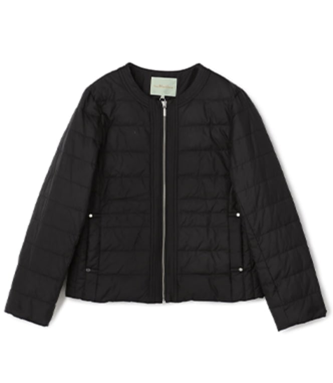 ノーカラーライトダウン No-collar Puffy Jacket