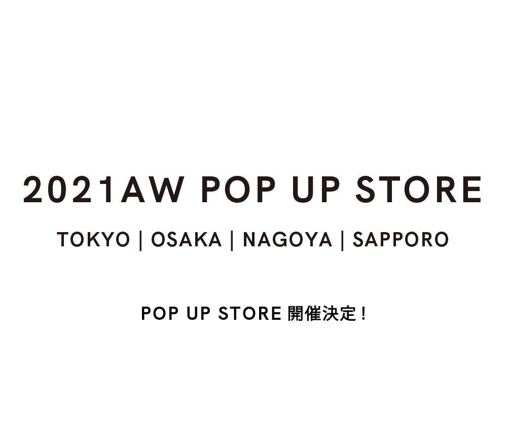 N.O.R.C 2021AW POP UP STORE開催決定
