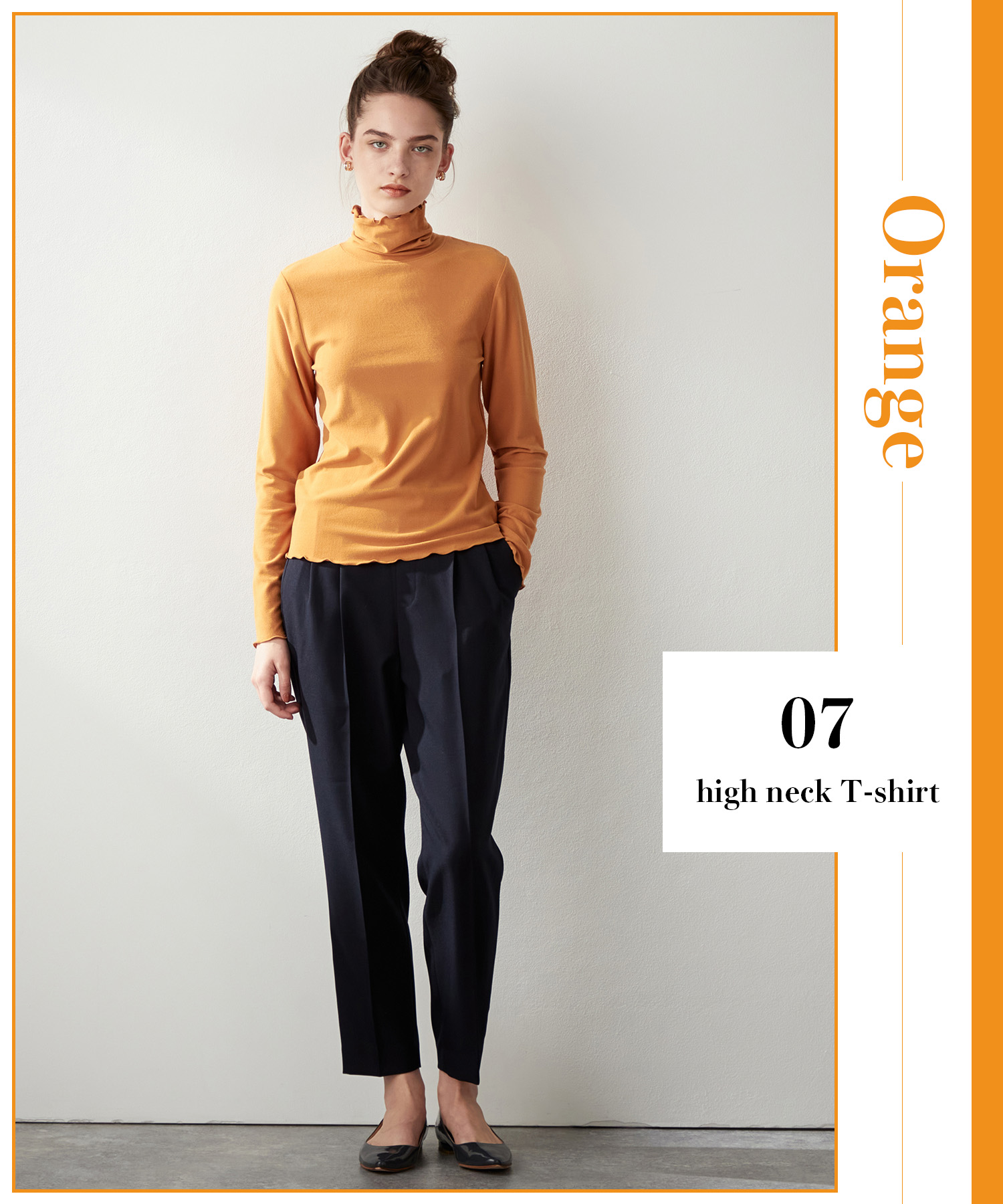 メロウハイネックプルオーバー  Orange  ¥3,289 (tax in)