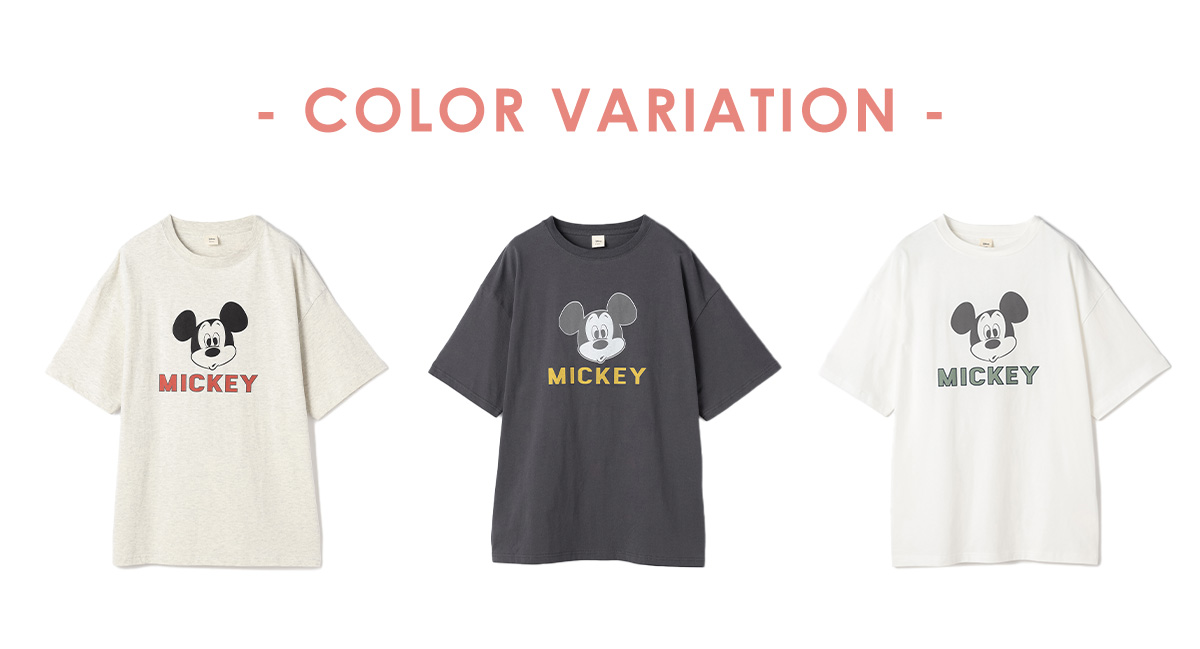 プリント半袖Tシャツ<br>¥4,950(tax in)