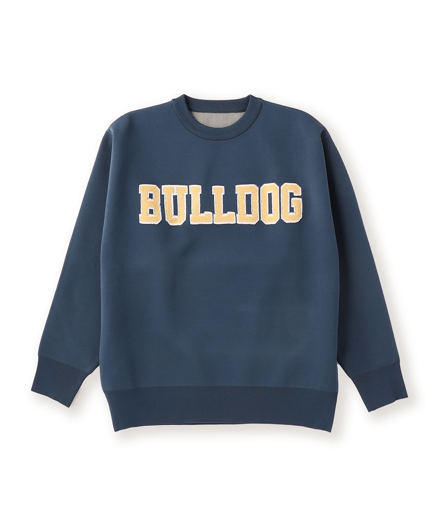 【for owner】カレッジロゴスウェットライクニット<br>￥8,000(tax in)