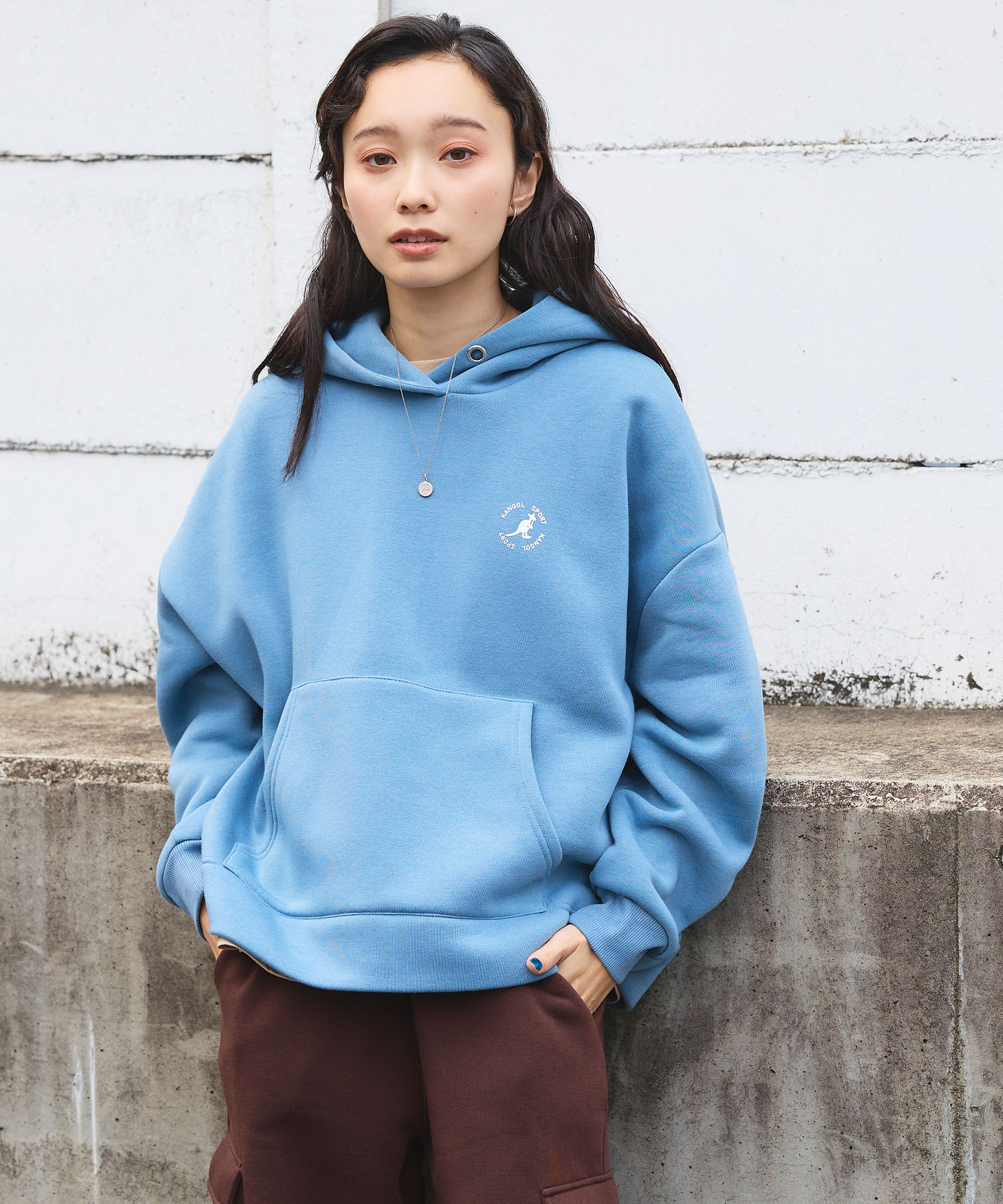 裏起毛ロゴパーカー 【KANGOL SPORT/カンゴールスポーツ】 ¥4,950 （税込）