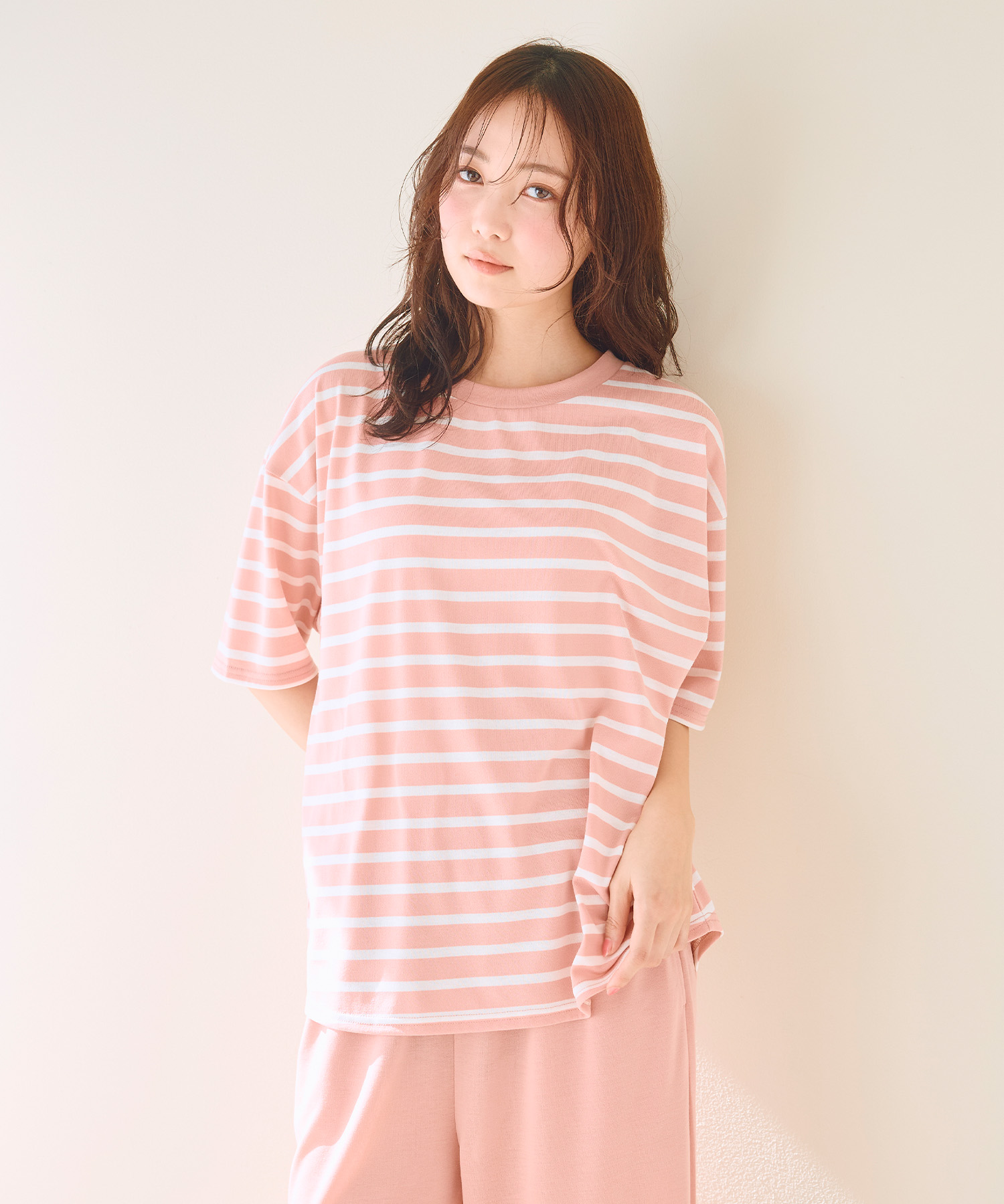【LAFUKU】半袖ルームウェアセットアップ<br>¥2,200 （税込）