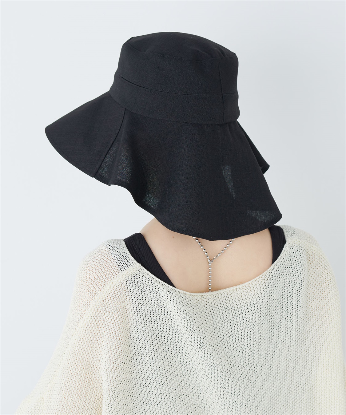 UVカット日傘帽子 ベンチレーションタレ付きハット ¥2,750 （税込）