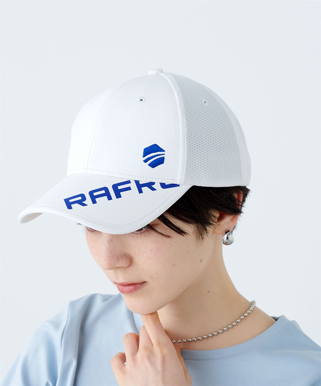【放射冷却素材Radi Cool】 RAFREXロゴパイピングキャップ ¥4,290 （税込）
