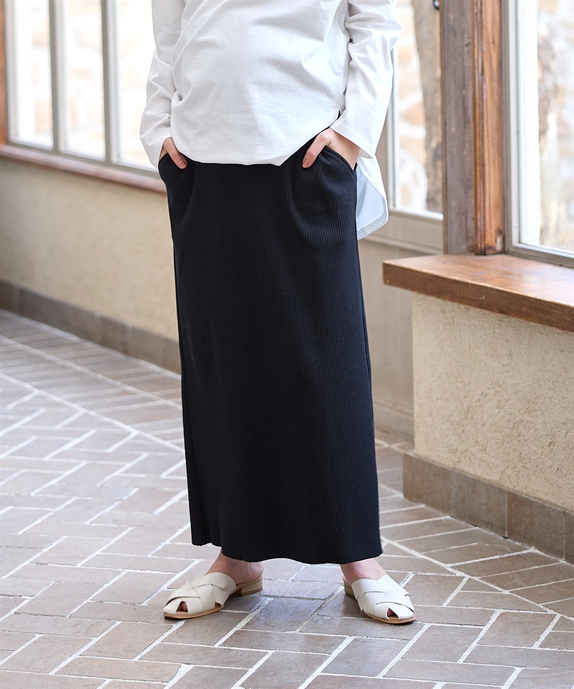 リブナロースカート ¥3,840 （税込）