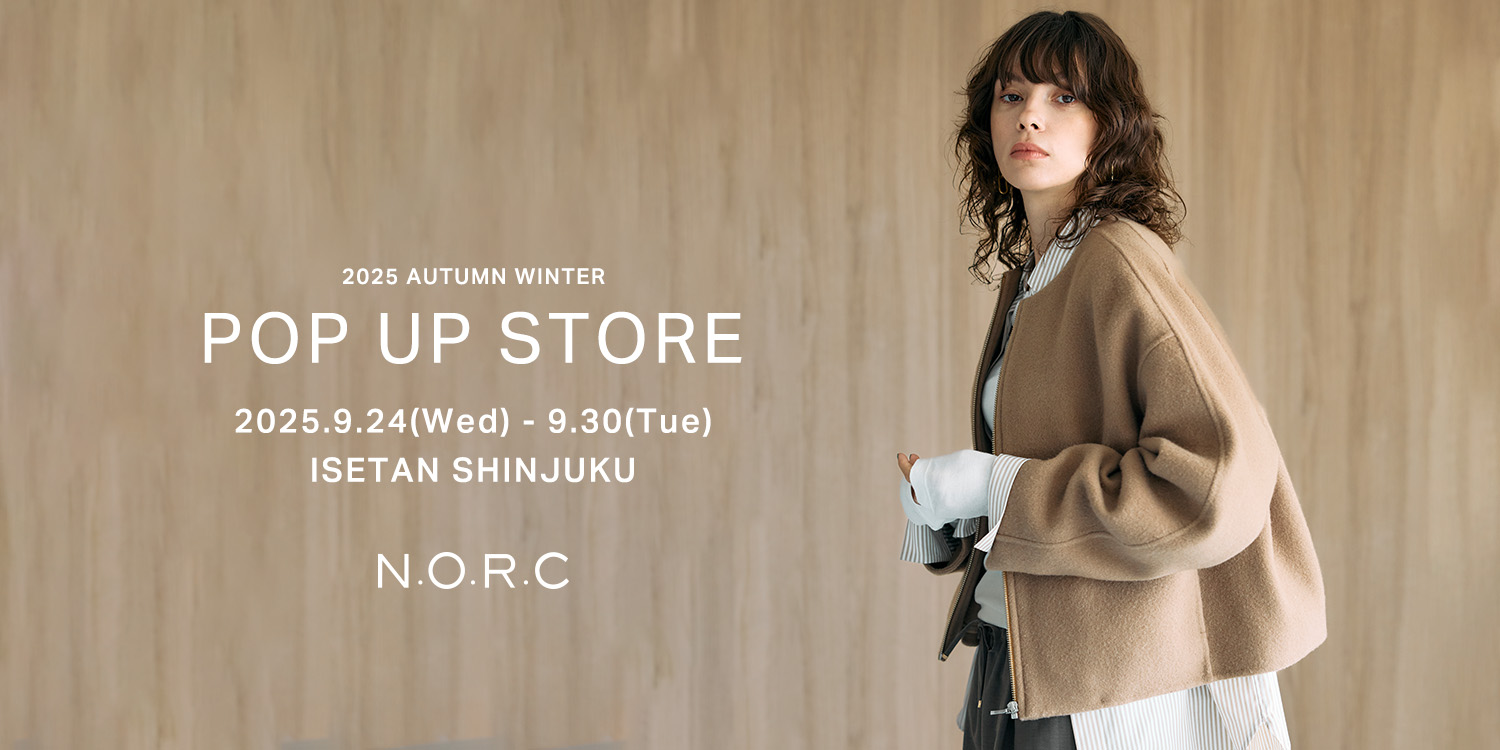 POP UP STORE 2025.9.24(Wed) - 9.30(Tue) ISETAN SHINJUKU