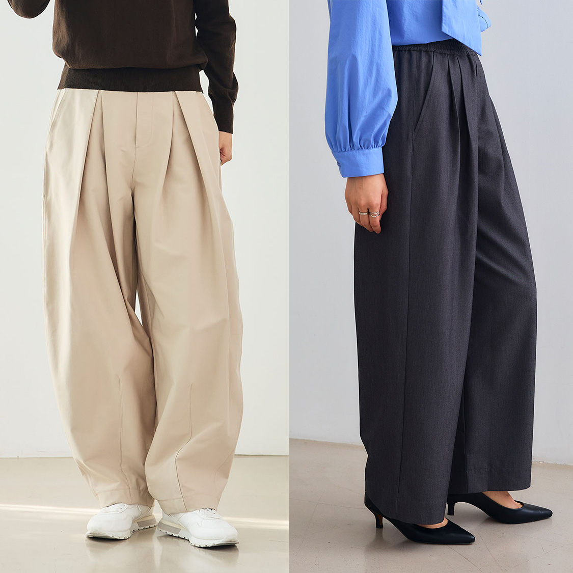 働くママのお仕事服おしゃれ最適解/人気急上昇中の「パンツ派」が正解