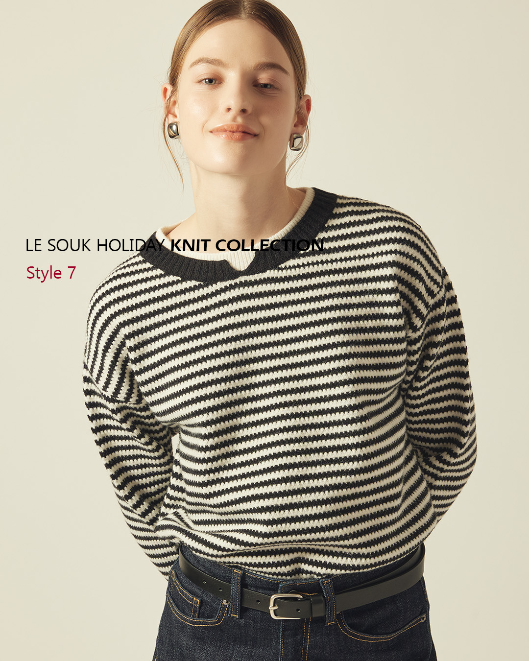 レイヤードニットプルオーバー　￥6,589 taxin