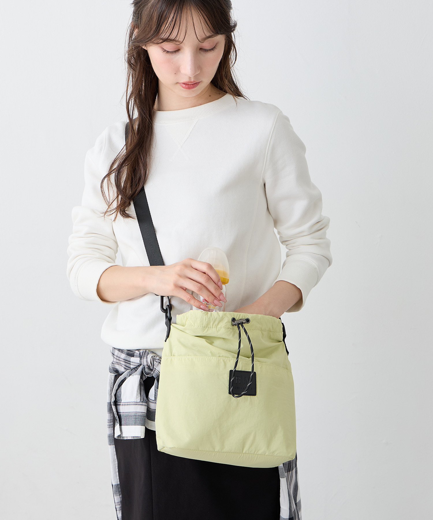 楽ショルmini マザーズバッグ（W22×H27×D10）  ¥3,840 （税込）