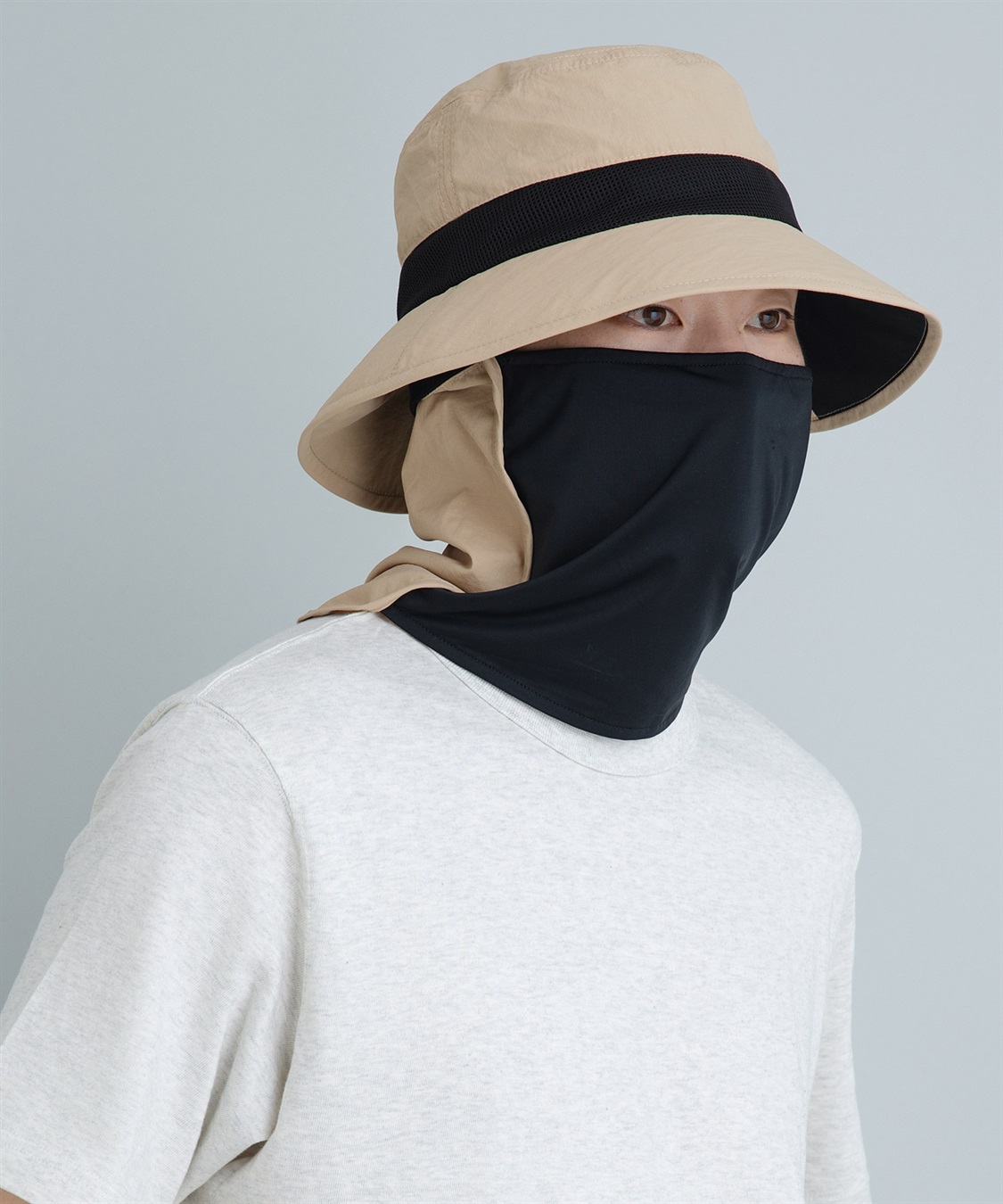 【Yoki】メンズフェイスシェードハット ¥3,850 （税込）