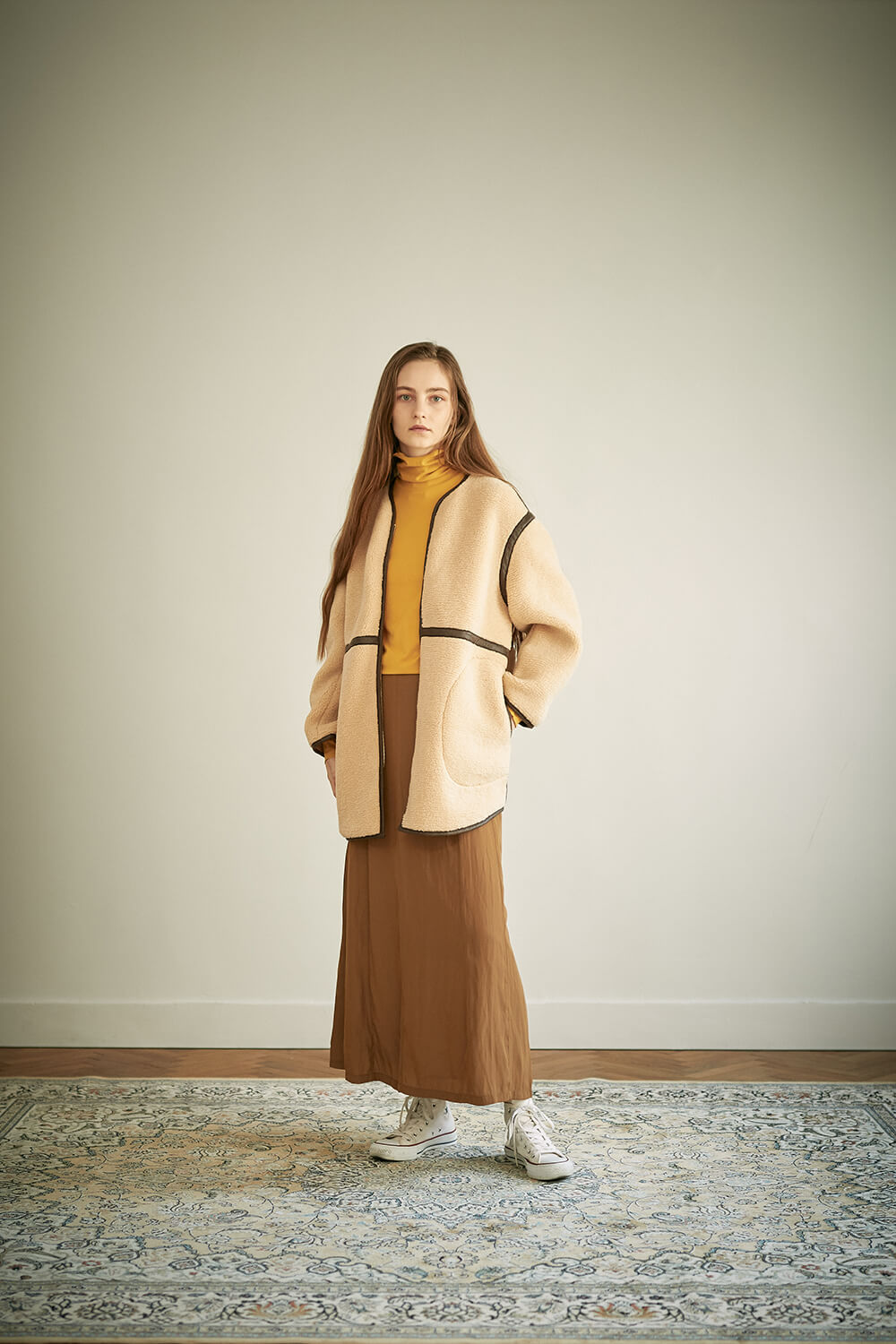 Outer： coming soon…,Pullover：3,289 tax in,Skirt：7,590 tax in
