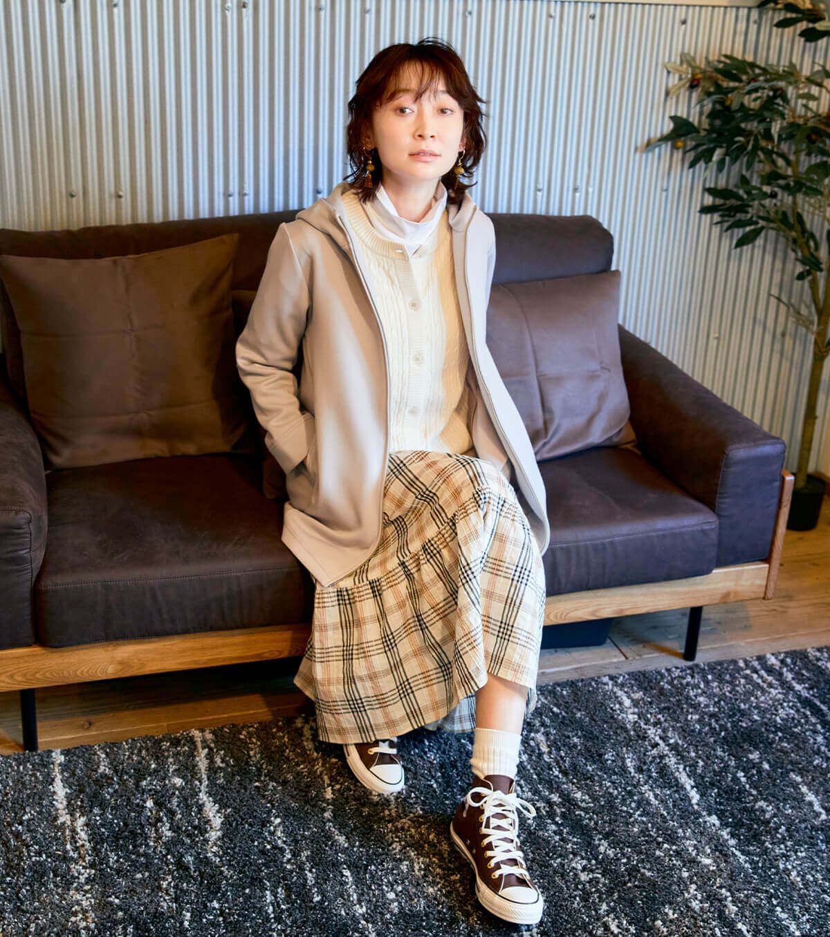 ダンボールフードコート・ベージュ