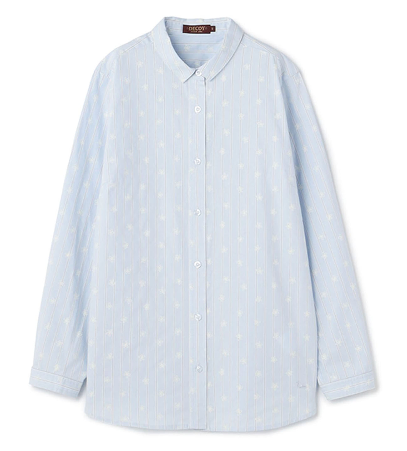 ストライププリントシャツ・サックスの商品画像