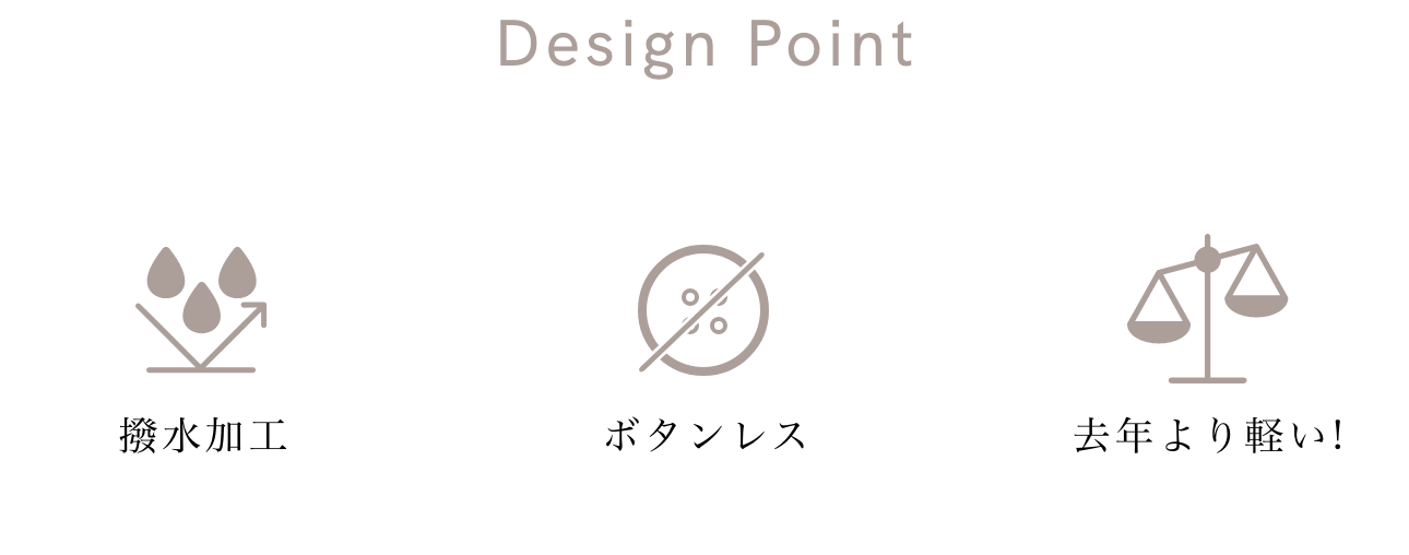 撥水加工＆さらなる軽量化で進化を遂げたN.O.R.C by the lineの